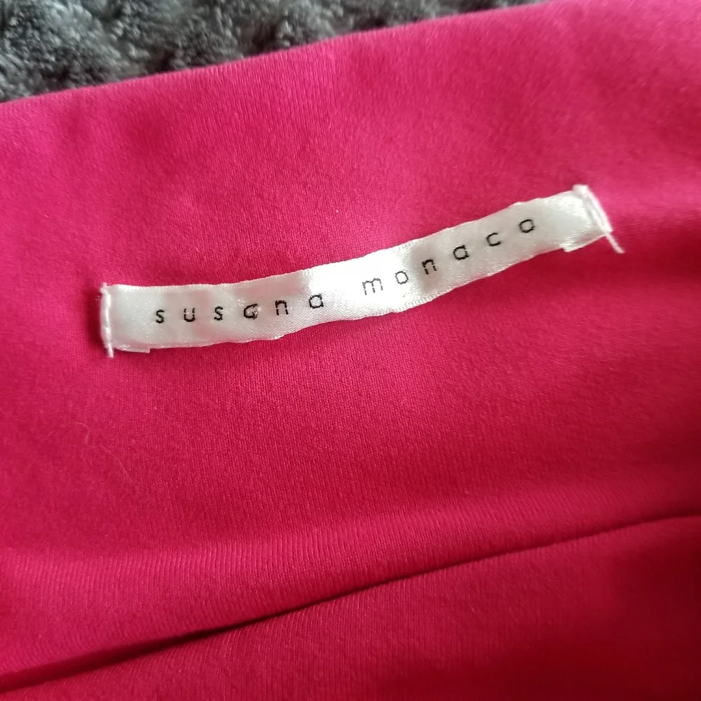 Susana Monaco Daniela Pink Strapless Dress - Picture 3 of 5